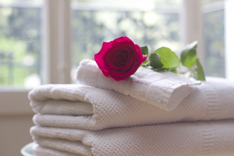 hotel-CHATEAUNEUF VILLEVIEILLE-min_towel_rose_clean_care_salon_spa_white_bath-731641